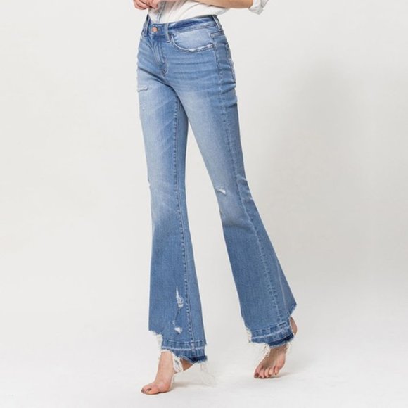 *NEW* Vervet by Flying Monkey High-Rise Flare Jeans - Picture 7 of 10